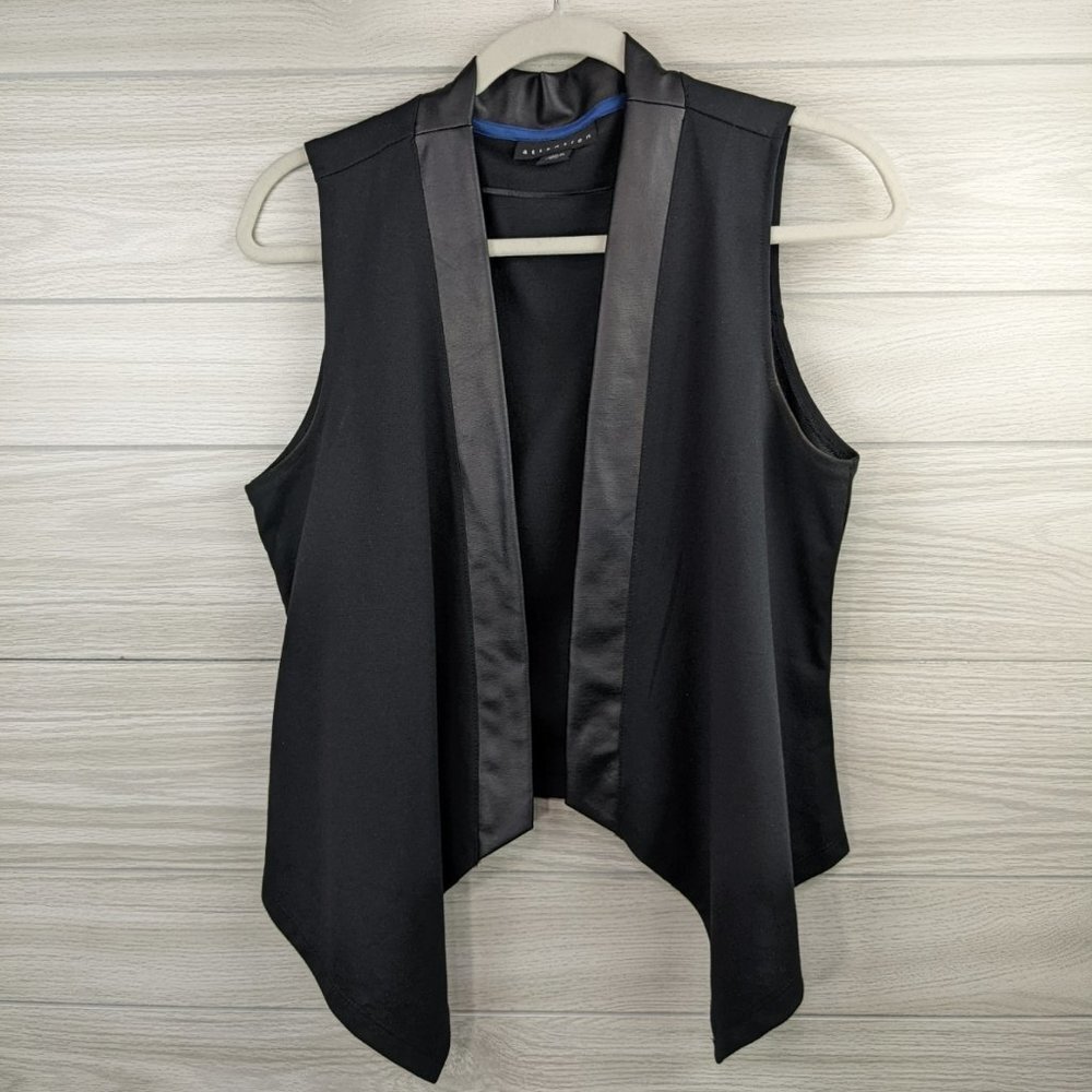 Faux Leather Accented Vest